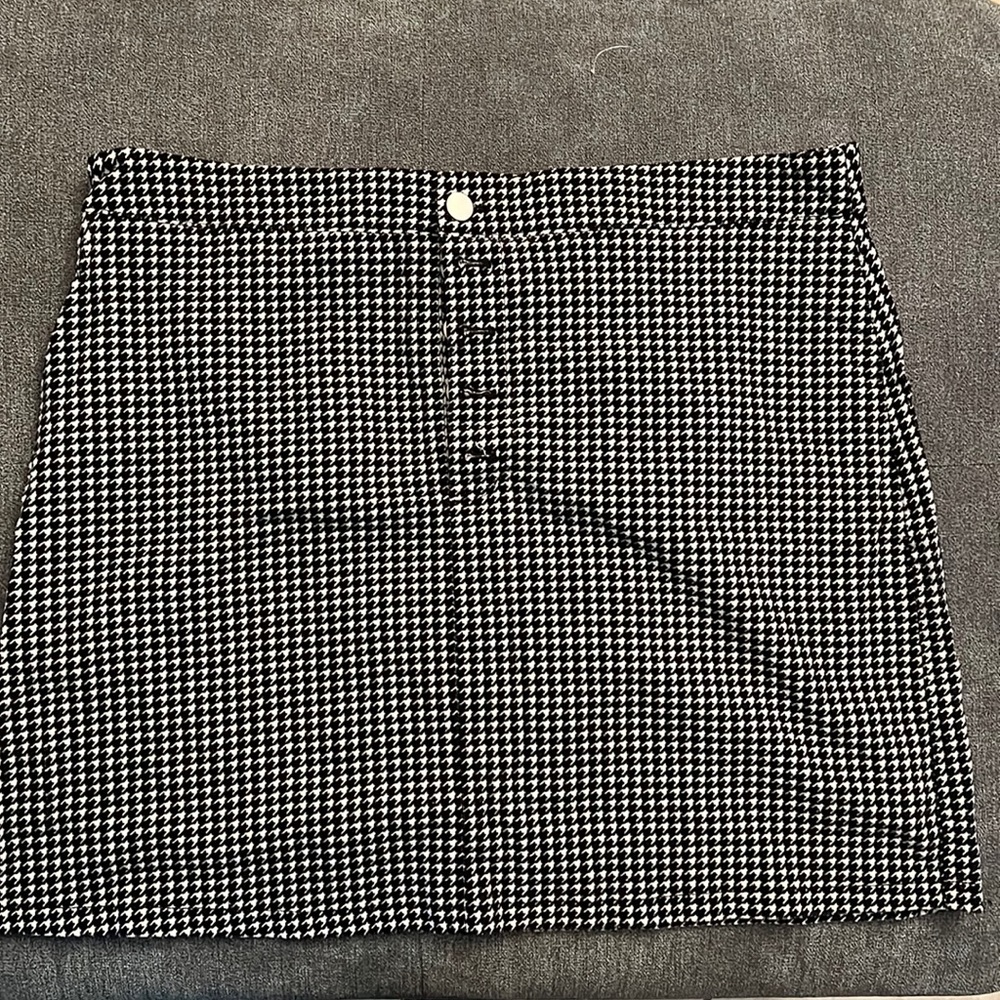 Black and white skirt
